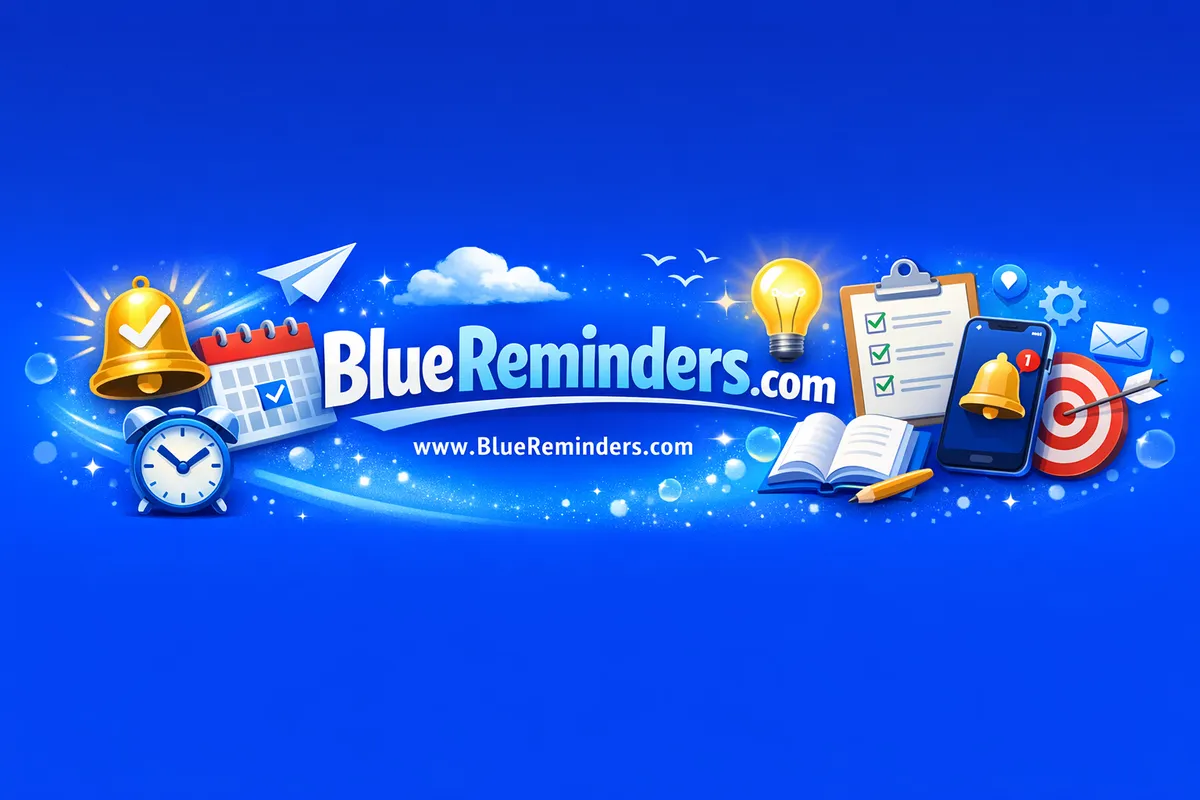 Blue Reminders. Blue is a special color. It has strong memory powers.